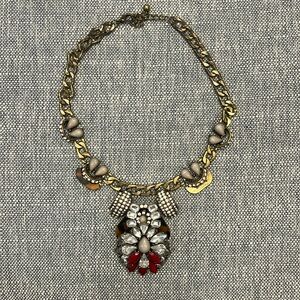 Rhinestone Statement Fashion Necklace